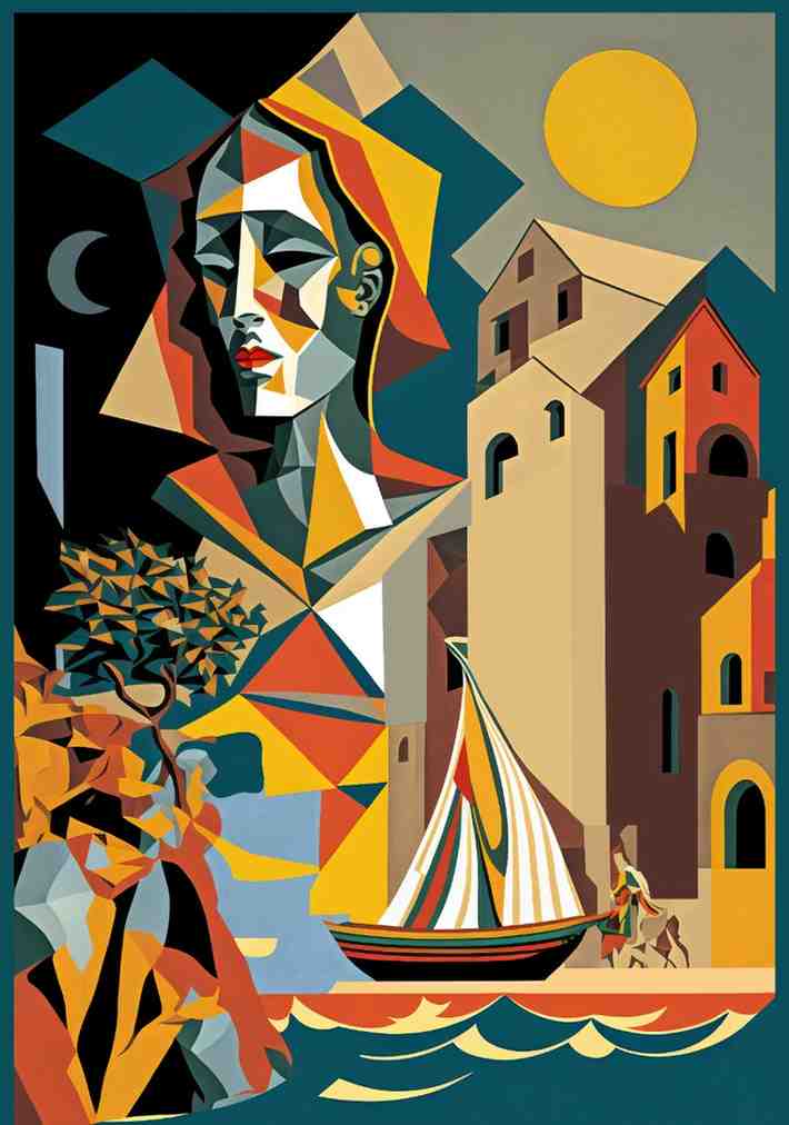 Modern Art of a Lady