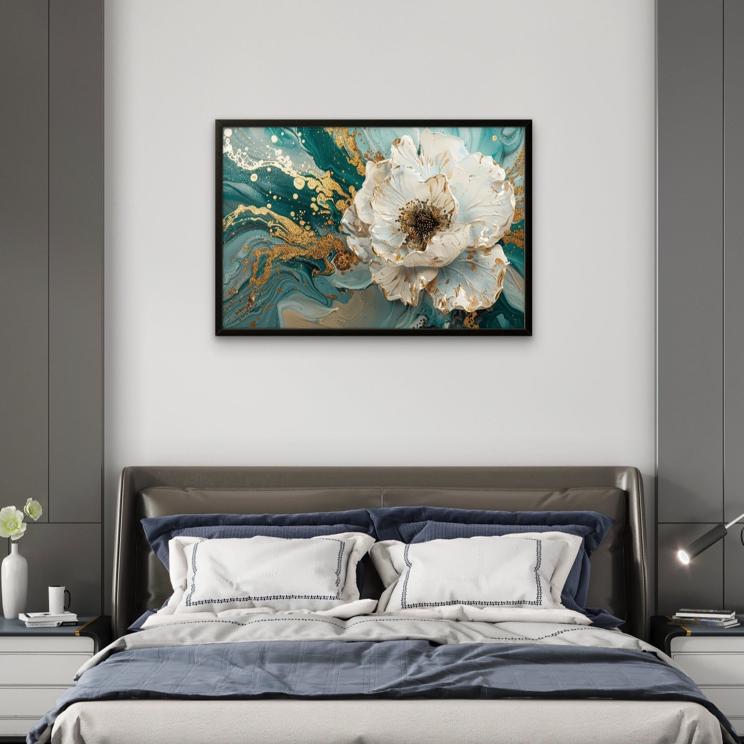 White Flower Abstract