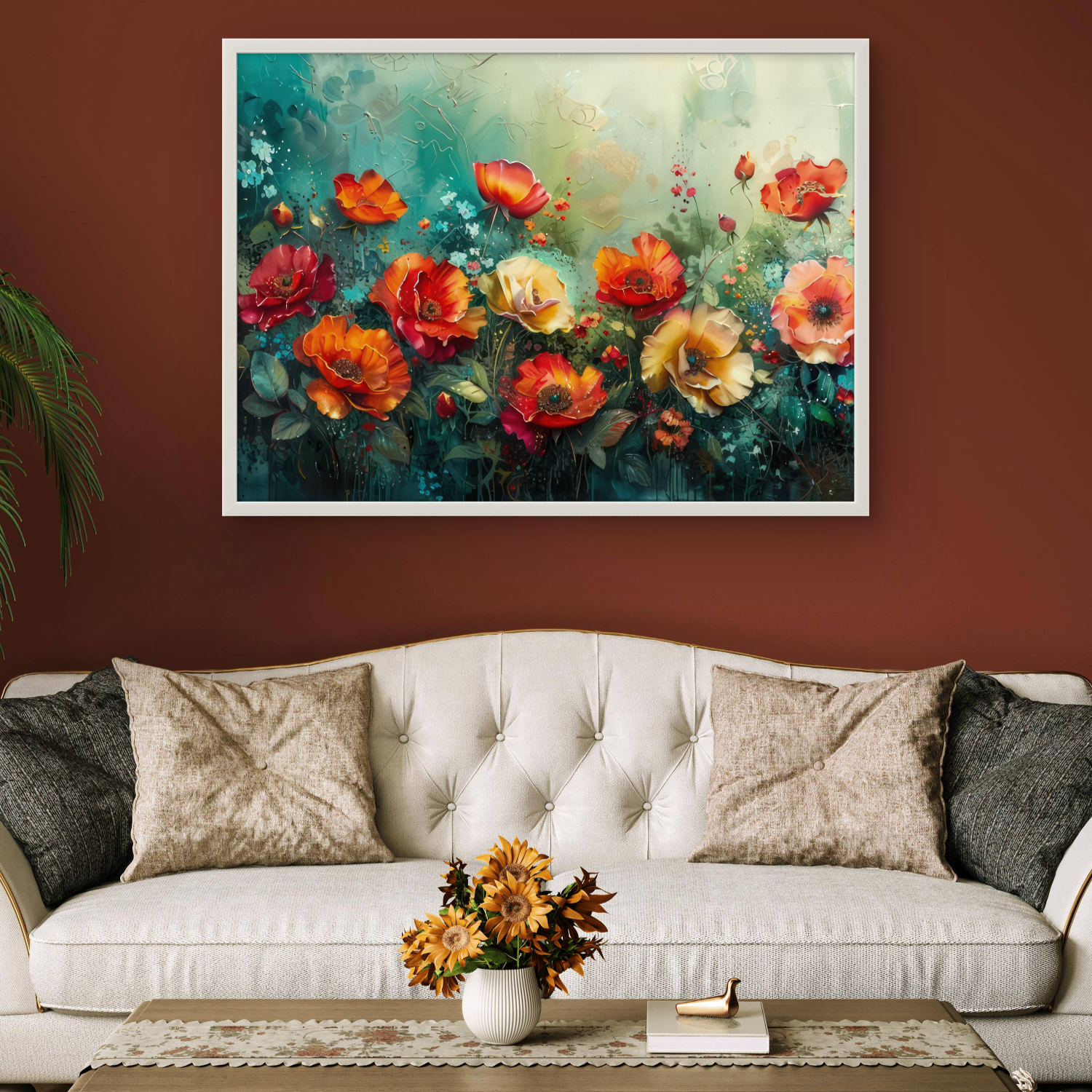 Colourful Flowers Art