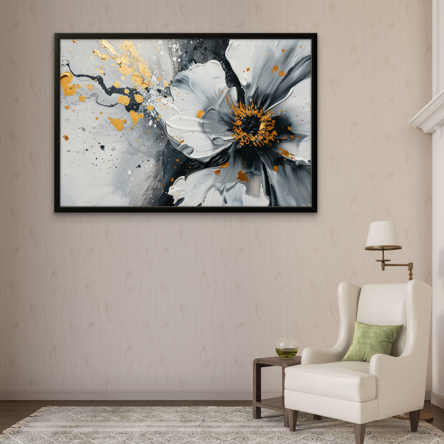 White Flower Abstract