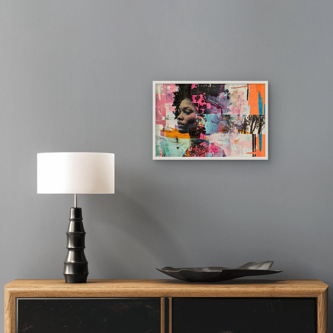Black Girl Abstract Art