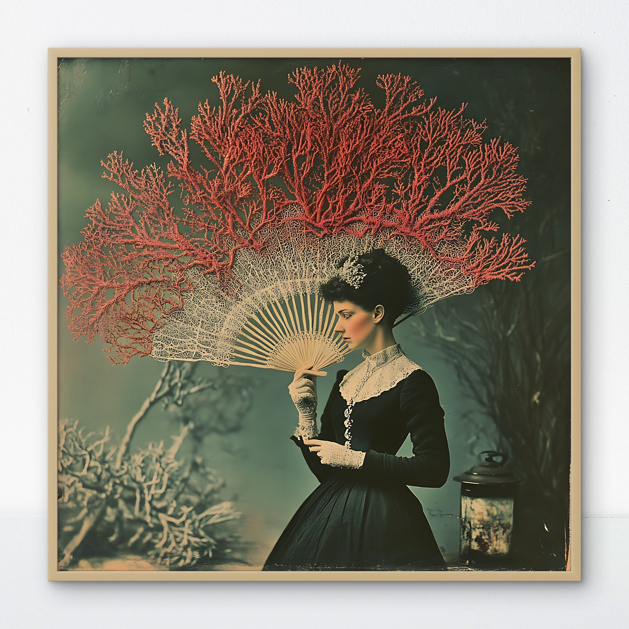 Victorian woman Art - Frugal Carts