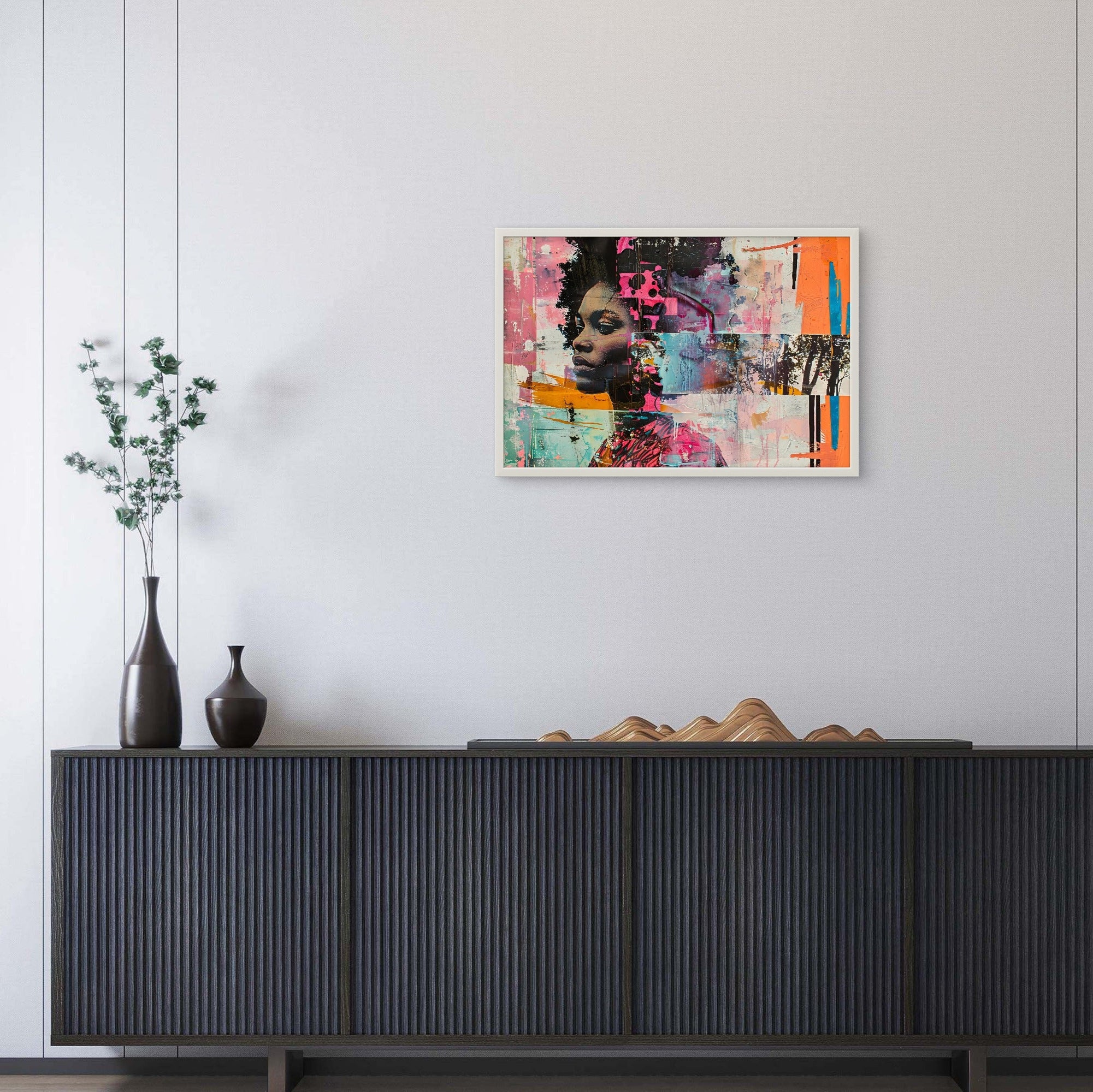 Black Girl Abstract Art