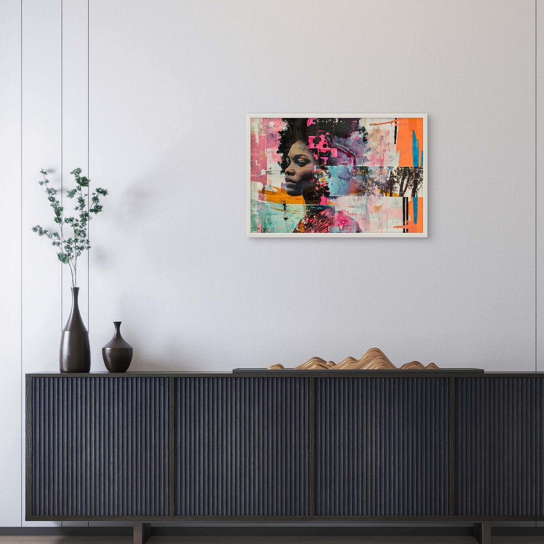 Black Girl Abstract Art