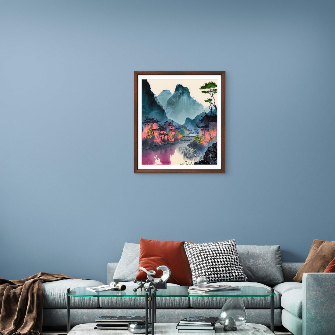 Japanese Landscape Square