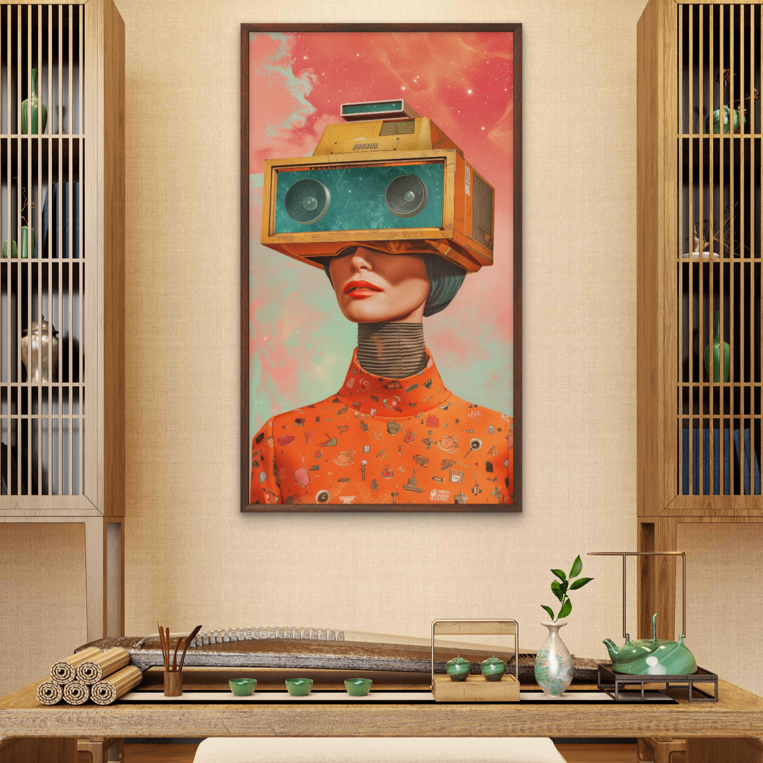 Colourful Future Woman