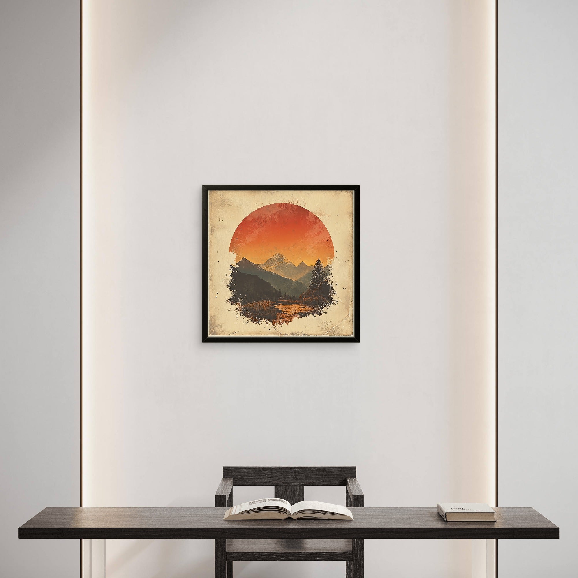 Vintage Mountains Art