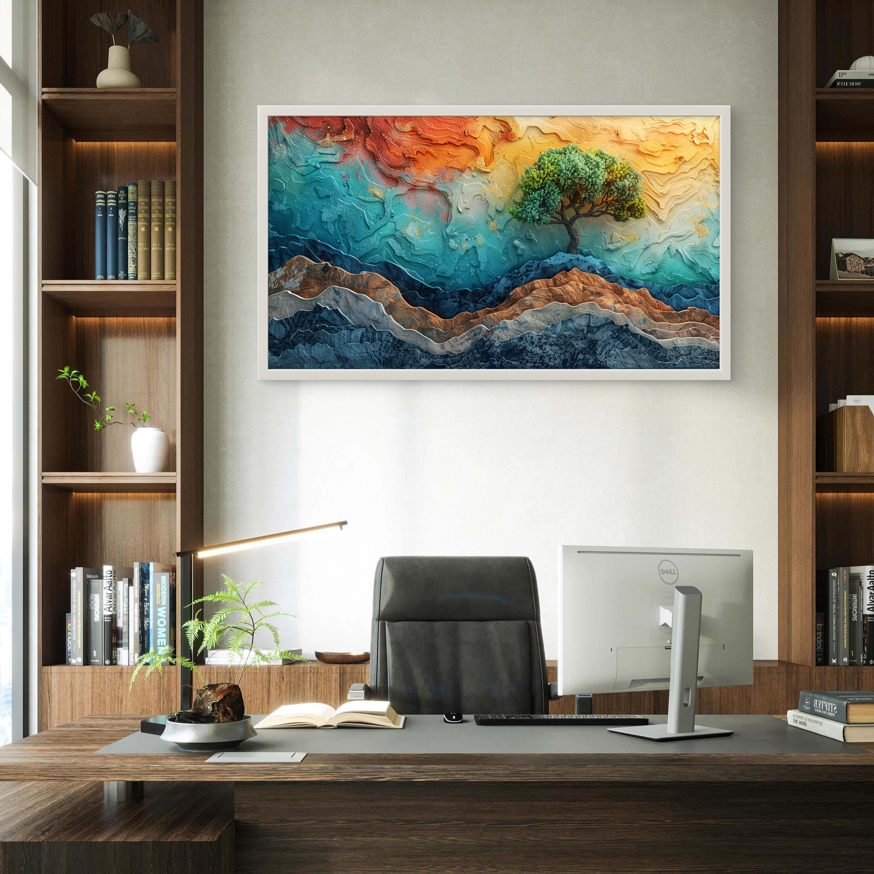Real Feel Abstract Tree art Luxury Painting on Canvas