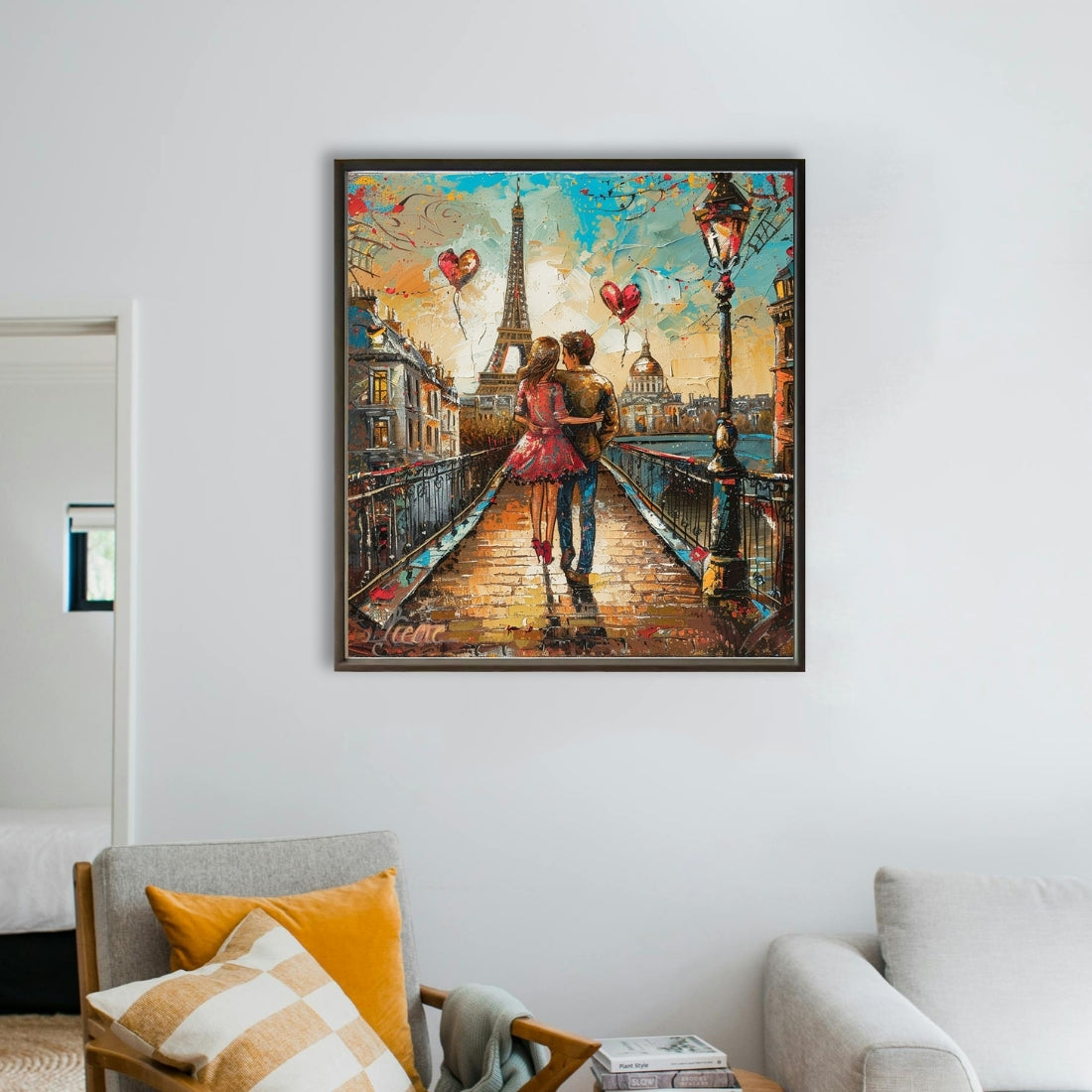 Love in Paris Art Square