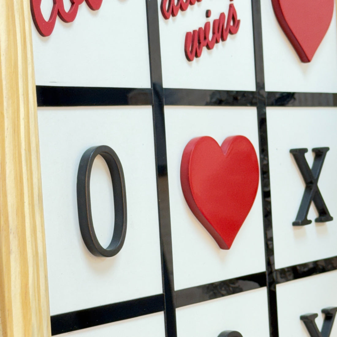 Heart of Love Wooden Frame