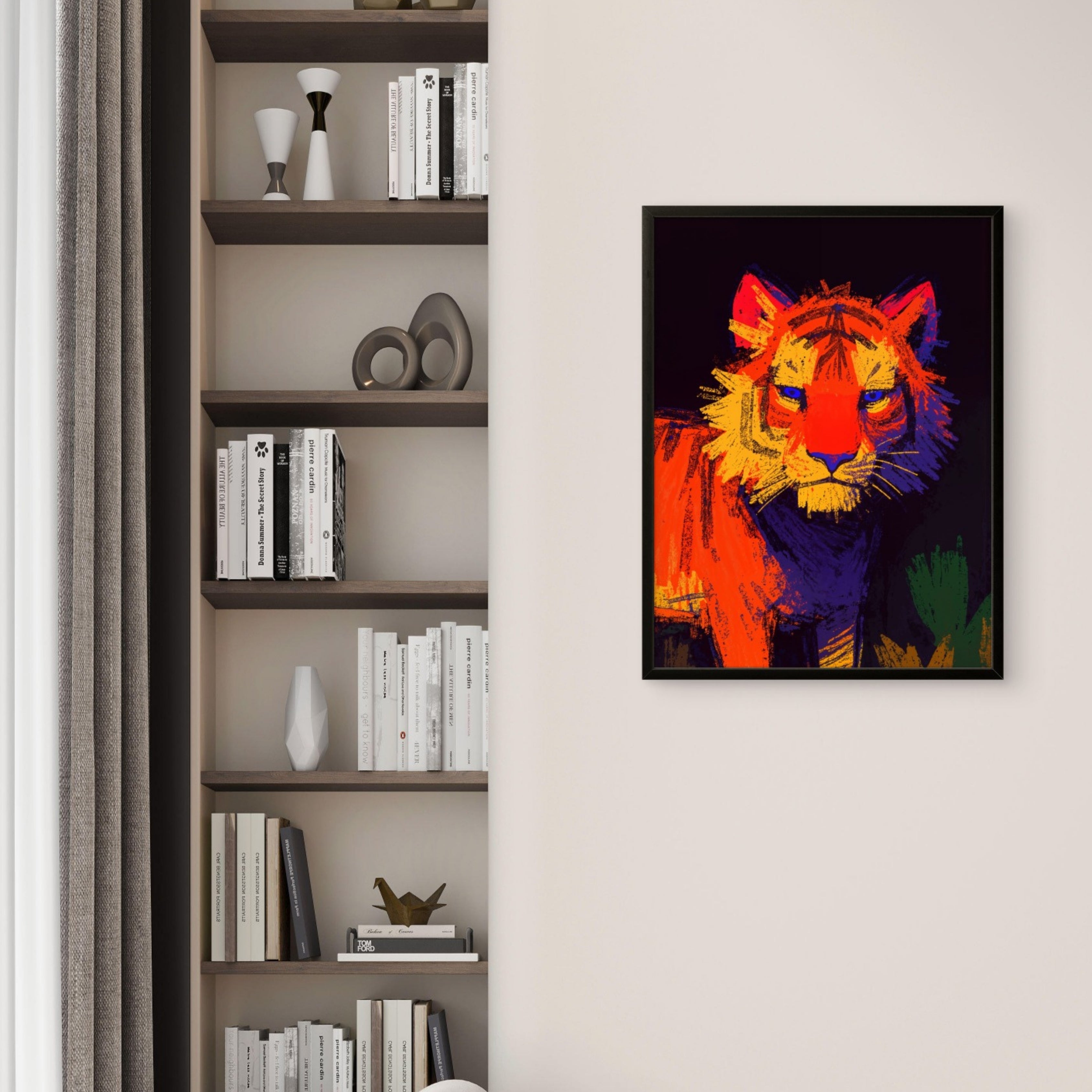 Vibrant Tiger Portrait