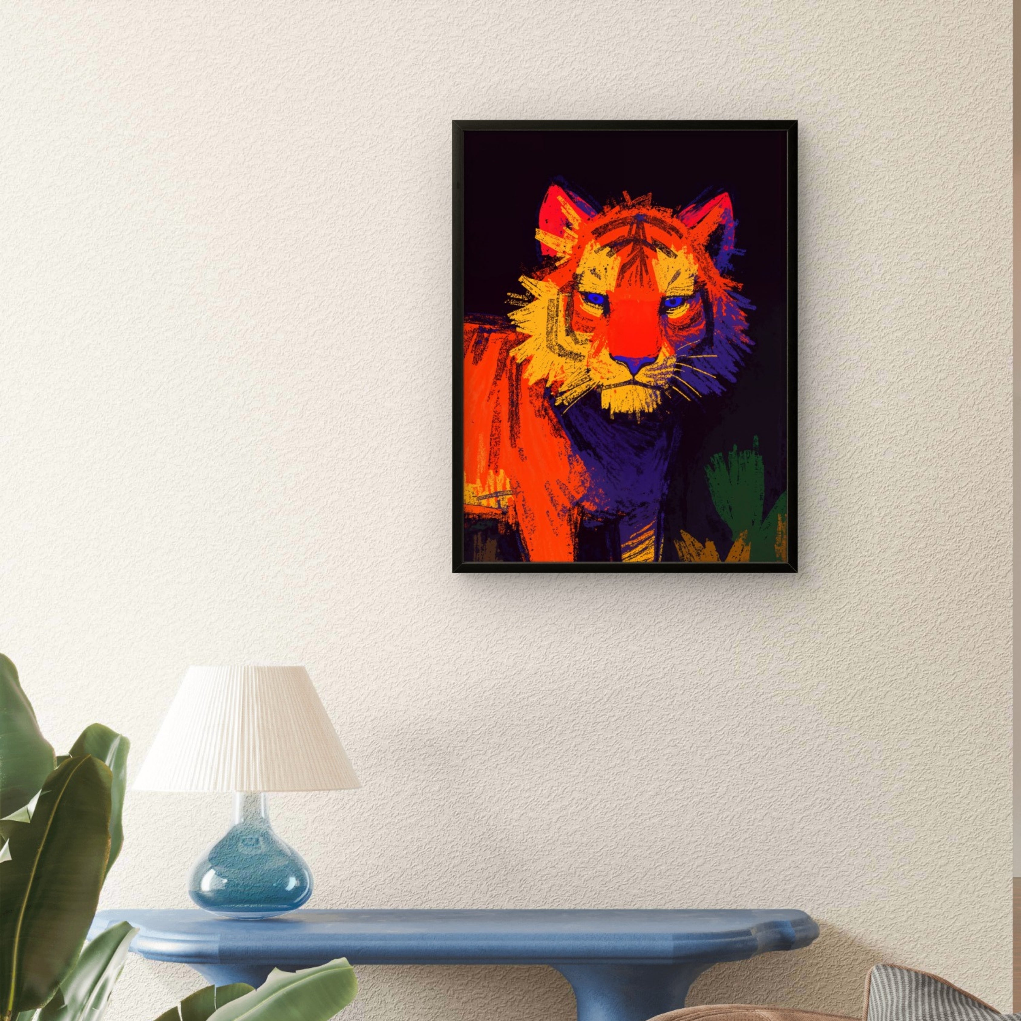 Vibrant Tiger Portrait