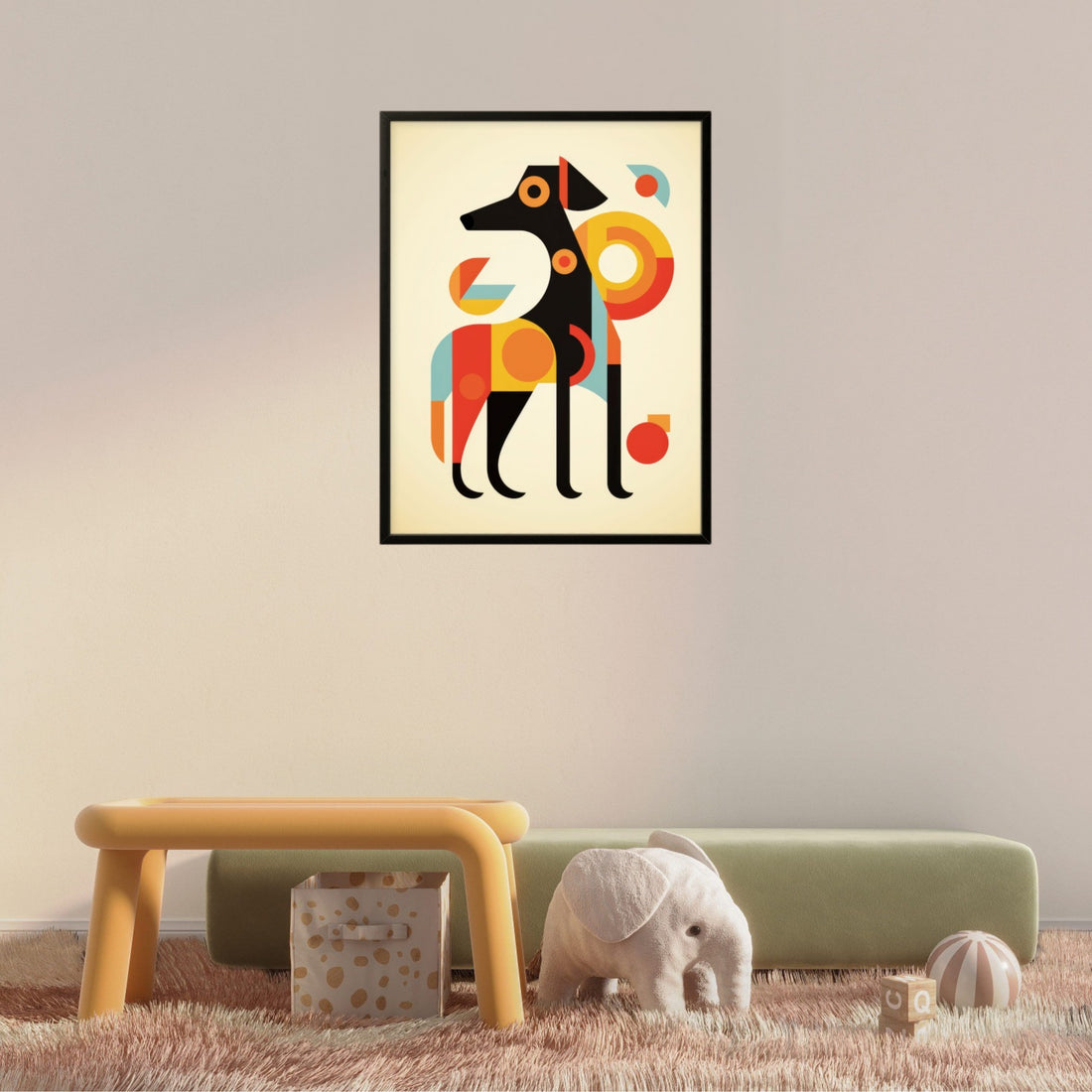 Playful Pup Wall Art