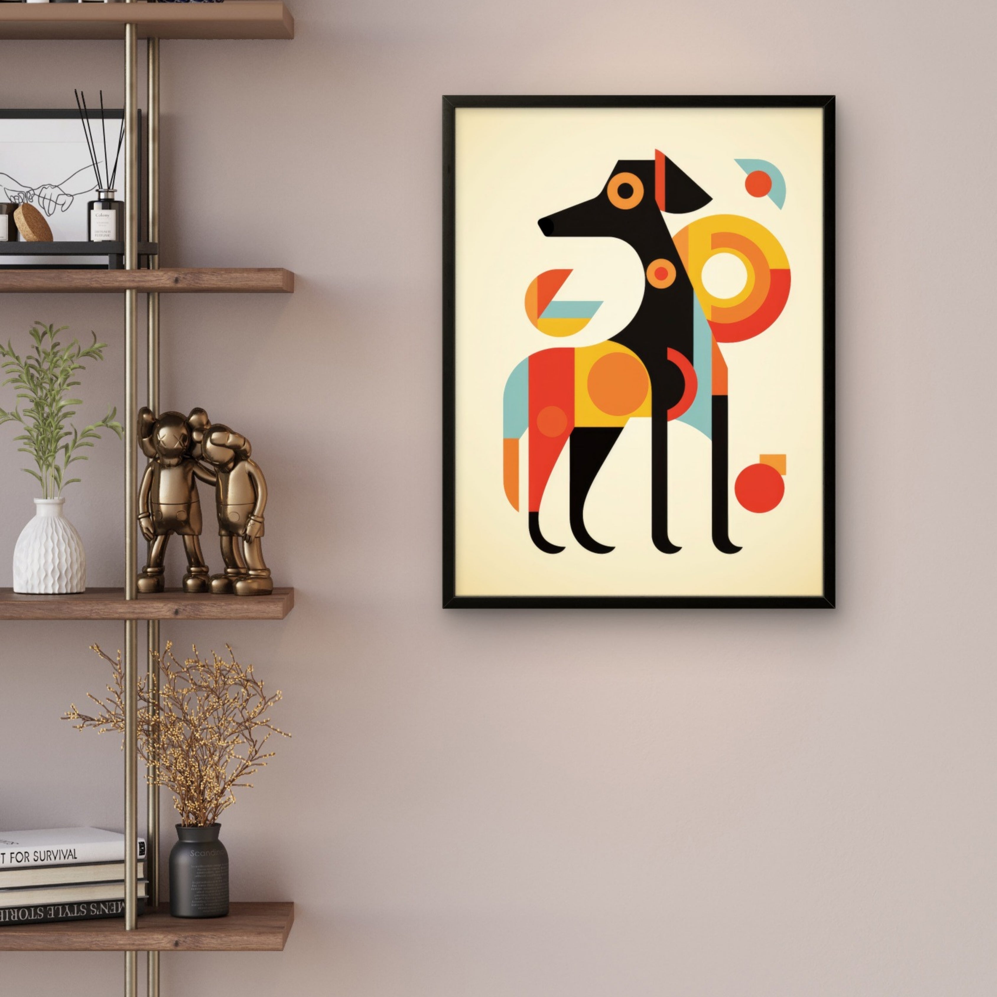 Playful Pup Wall Art