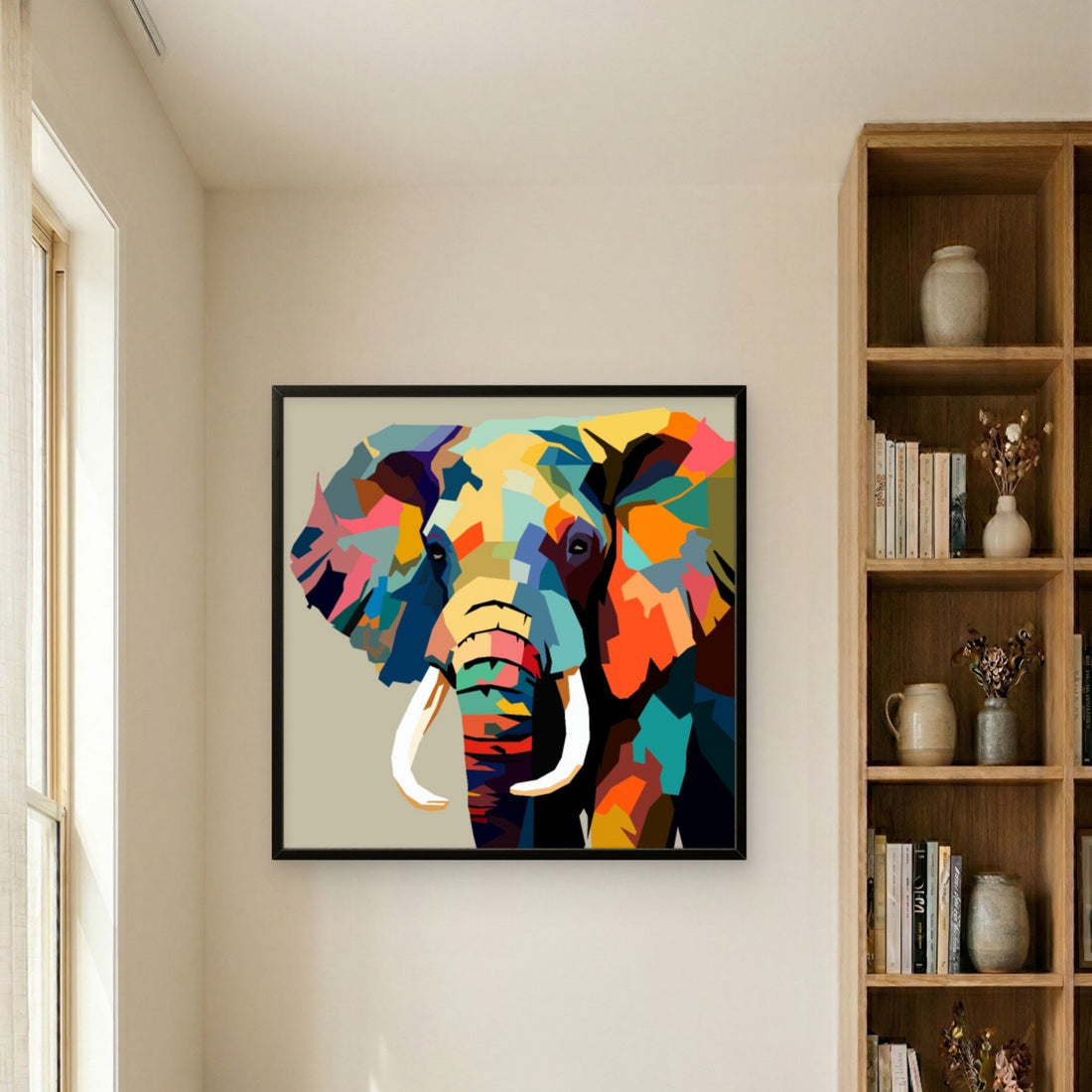 Vibrant Elephant Art