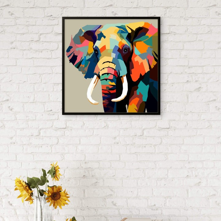 Vibrant Elephant Art