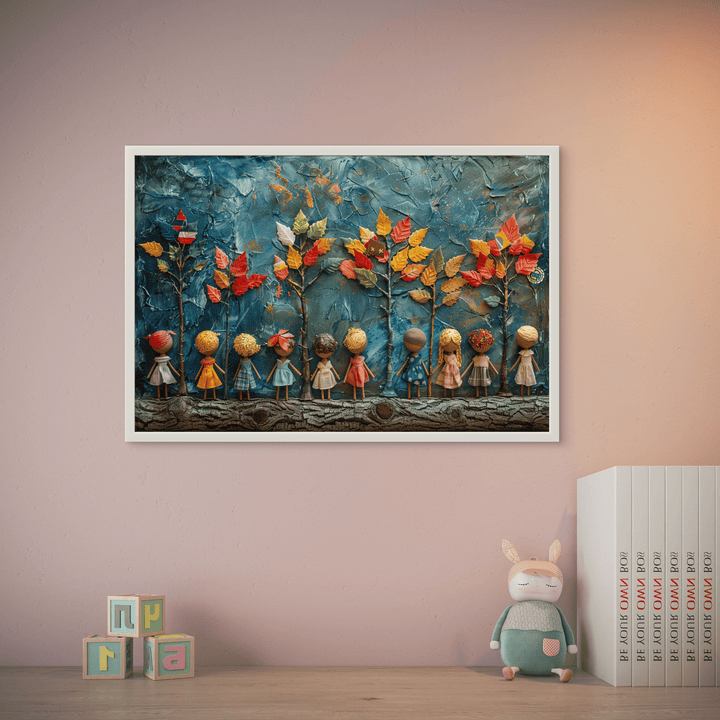 Group of Friends Art