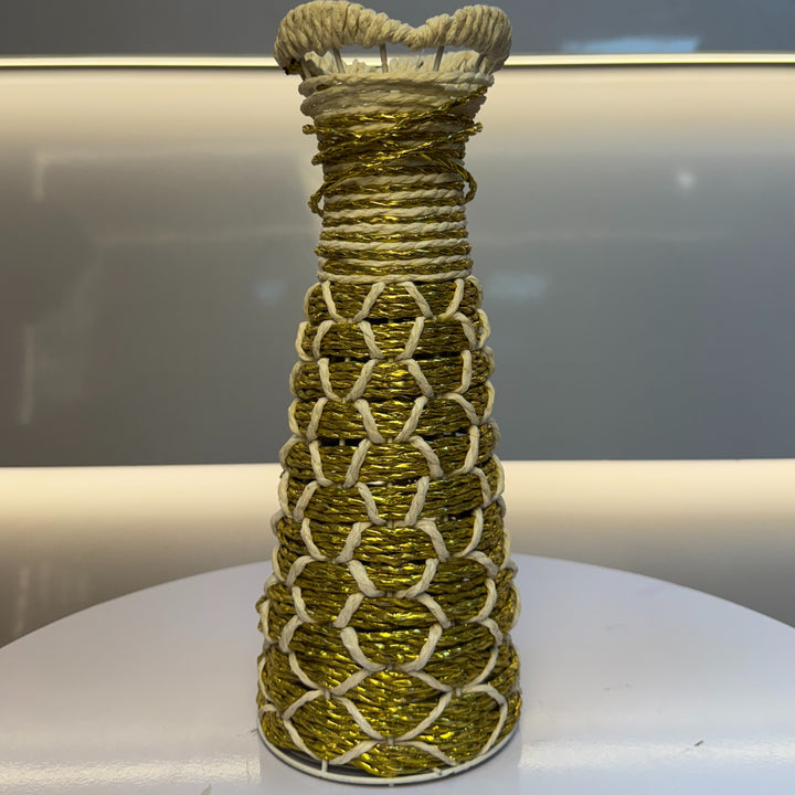 Golden Jute strip Pot