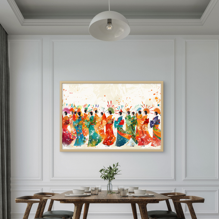 Vibrant Costumes City Parade