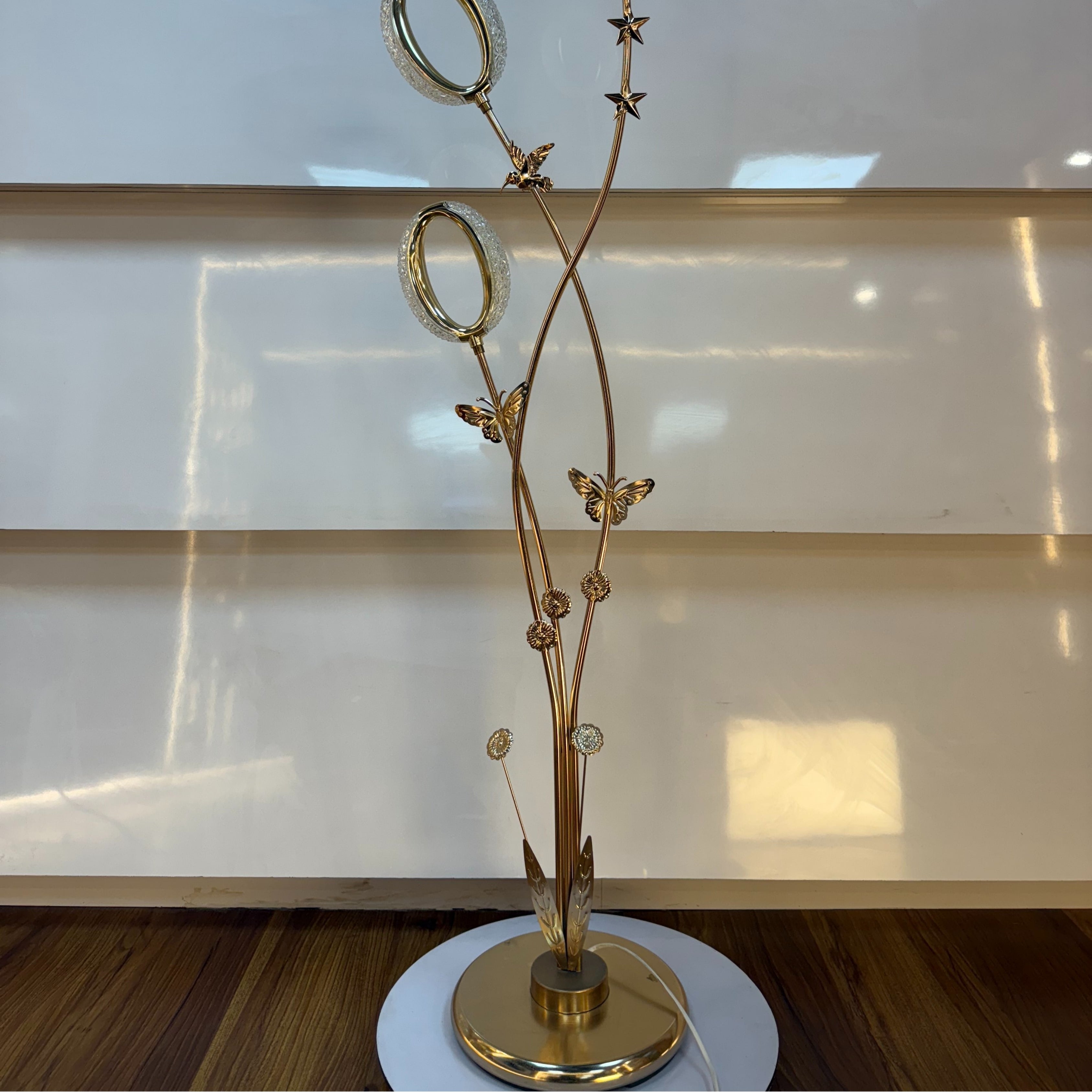 Royal Golden Halo Floor Lamp