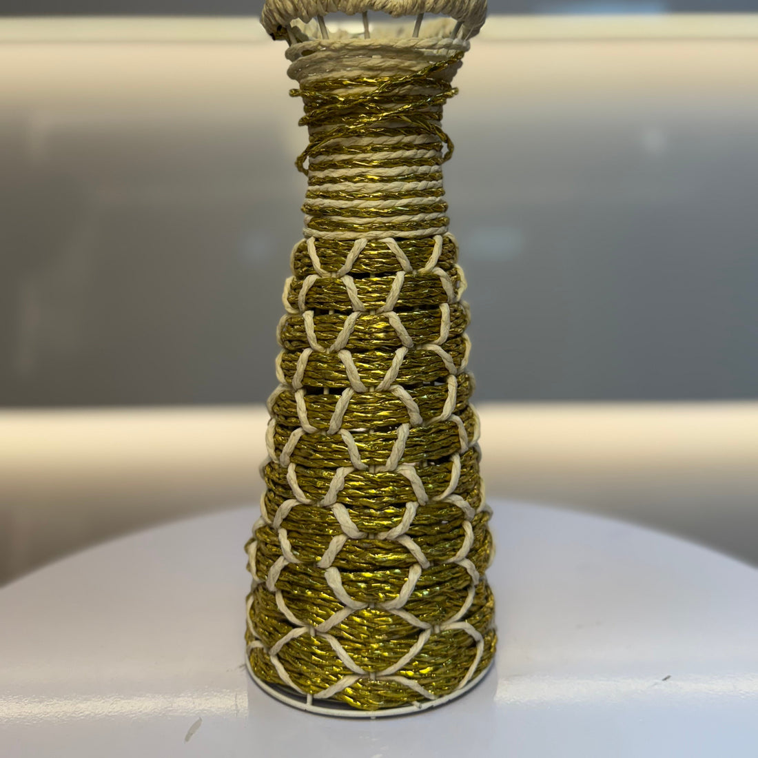 Golden Jute strip Pot