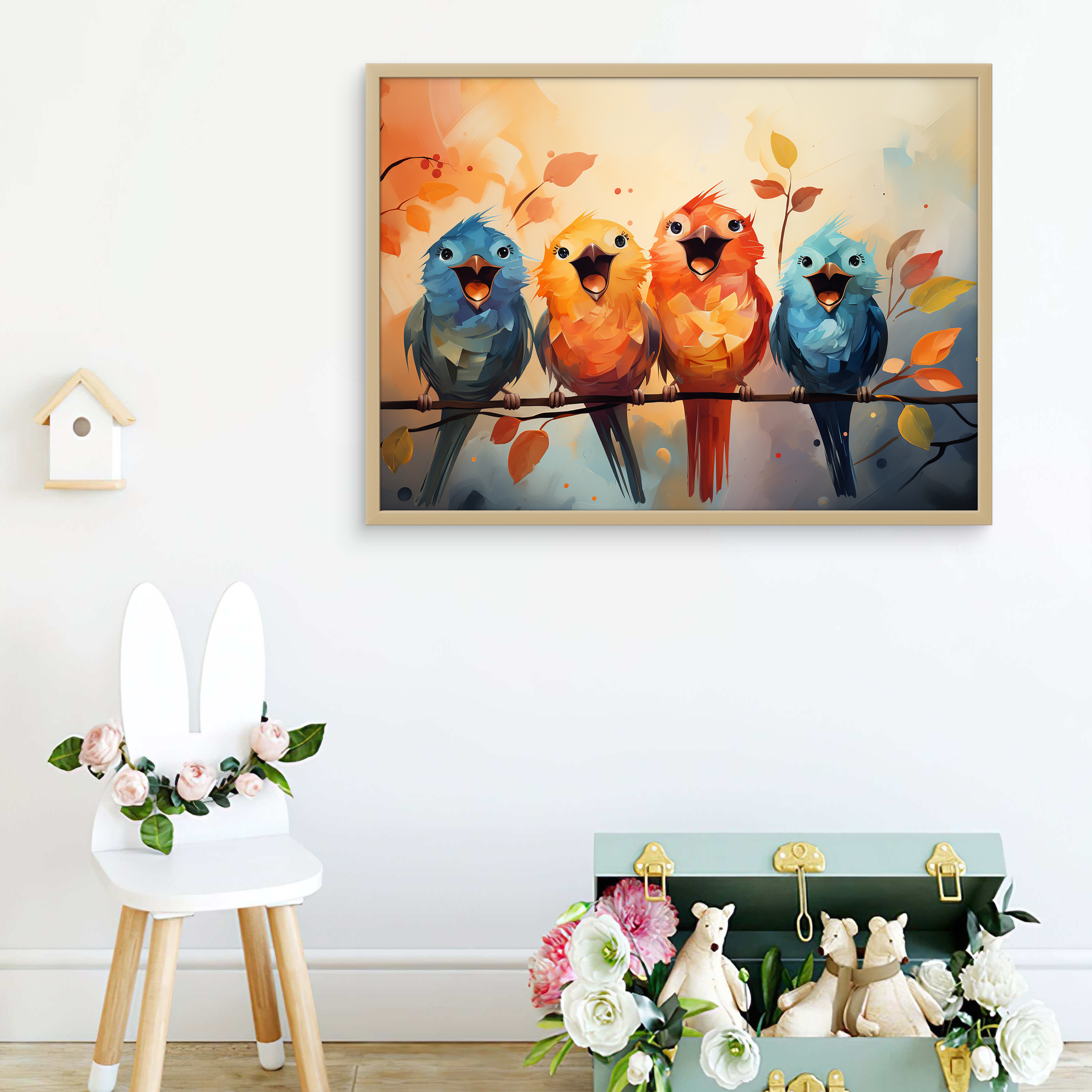 Singing Birds Art - Frugal Carts