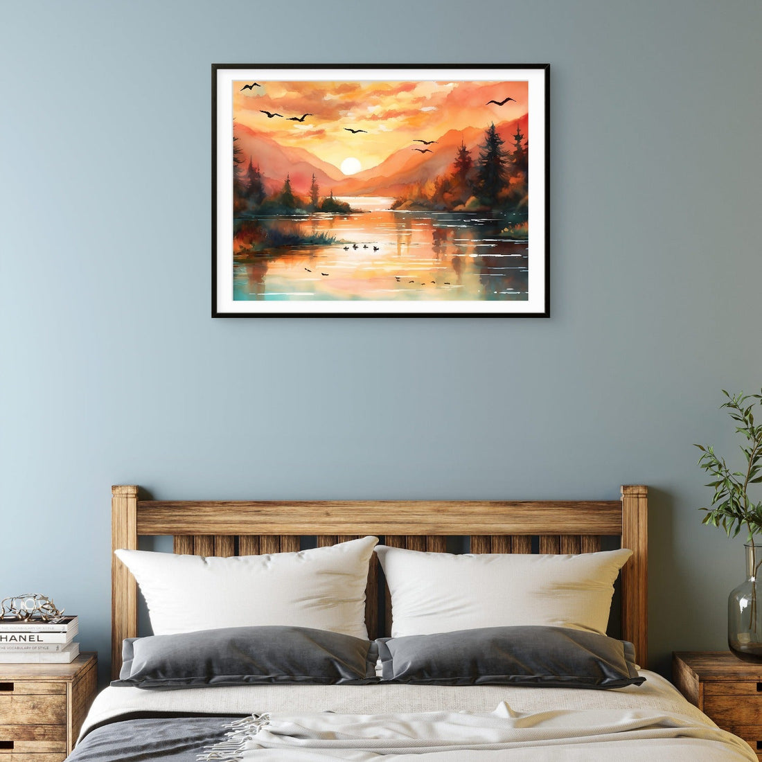 Birds over the River