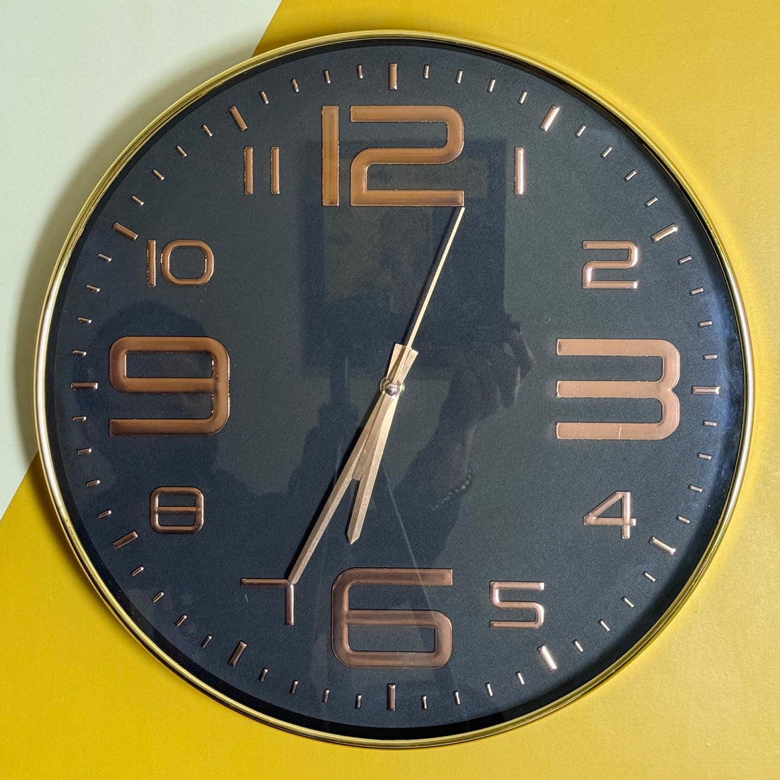 Copper Timeless Numerical Wall Clock