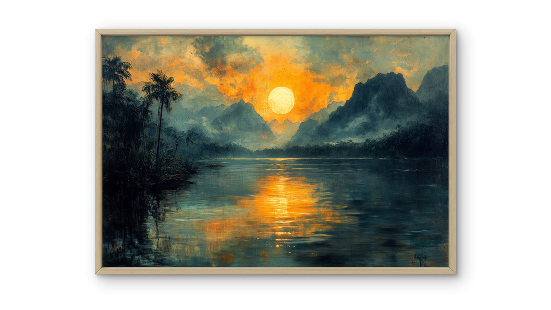 Sun Rise in the Mountains