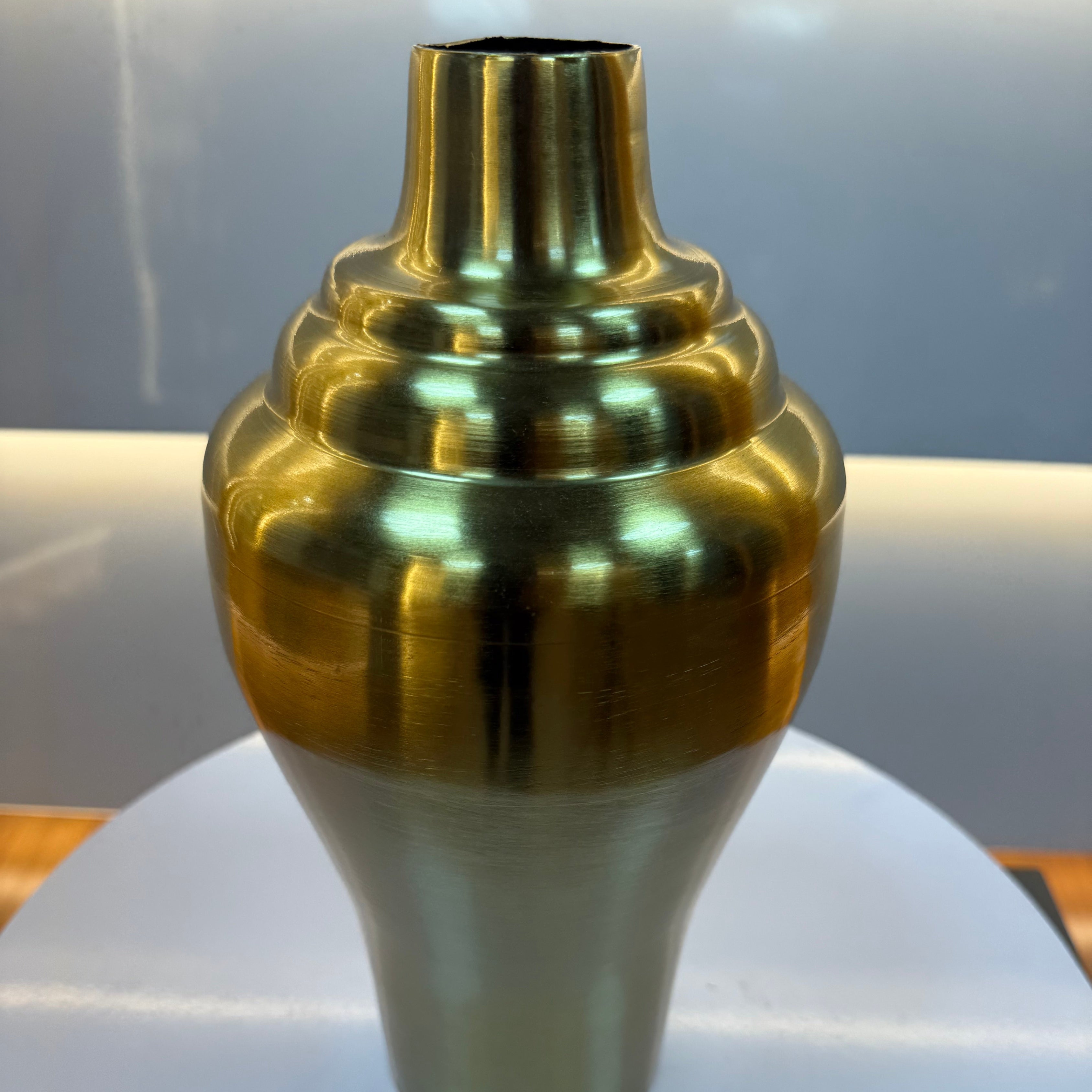 Metal Brass Golden Vase