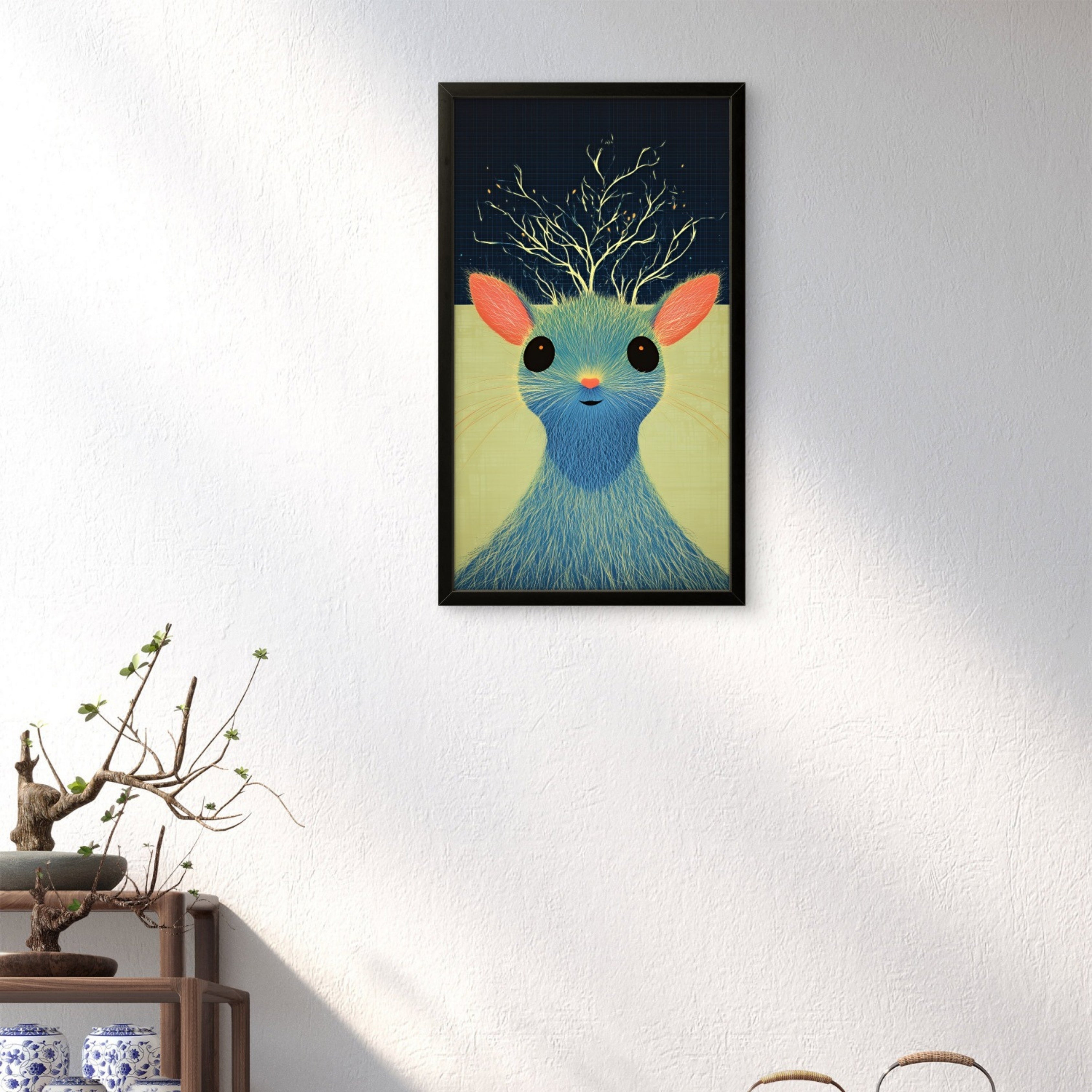 Funky Rat Pop Art Canvas