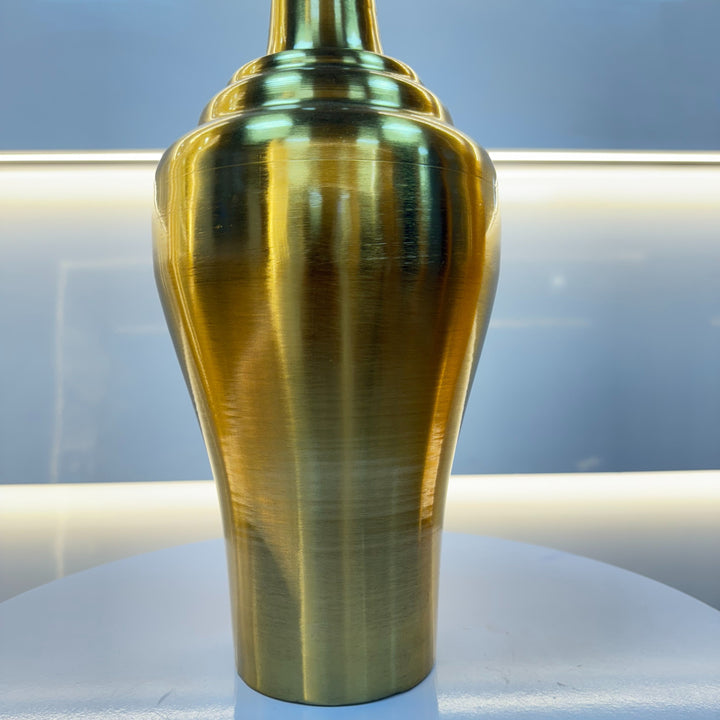 Metal Brass Golden Vase