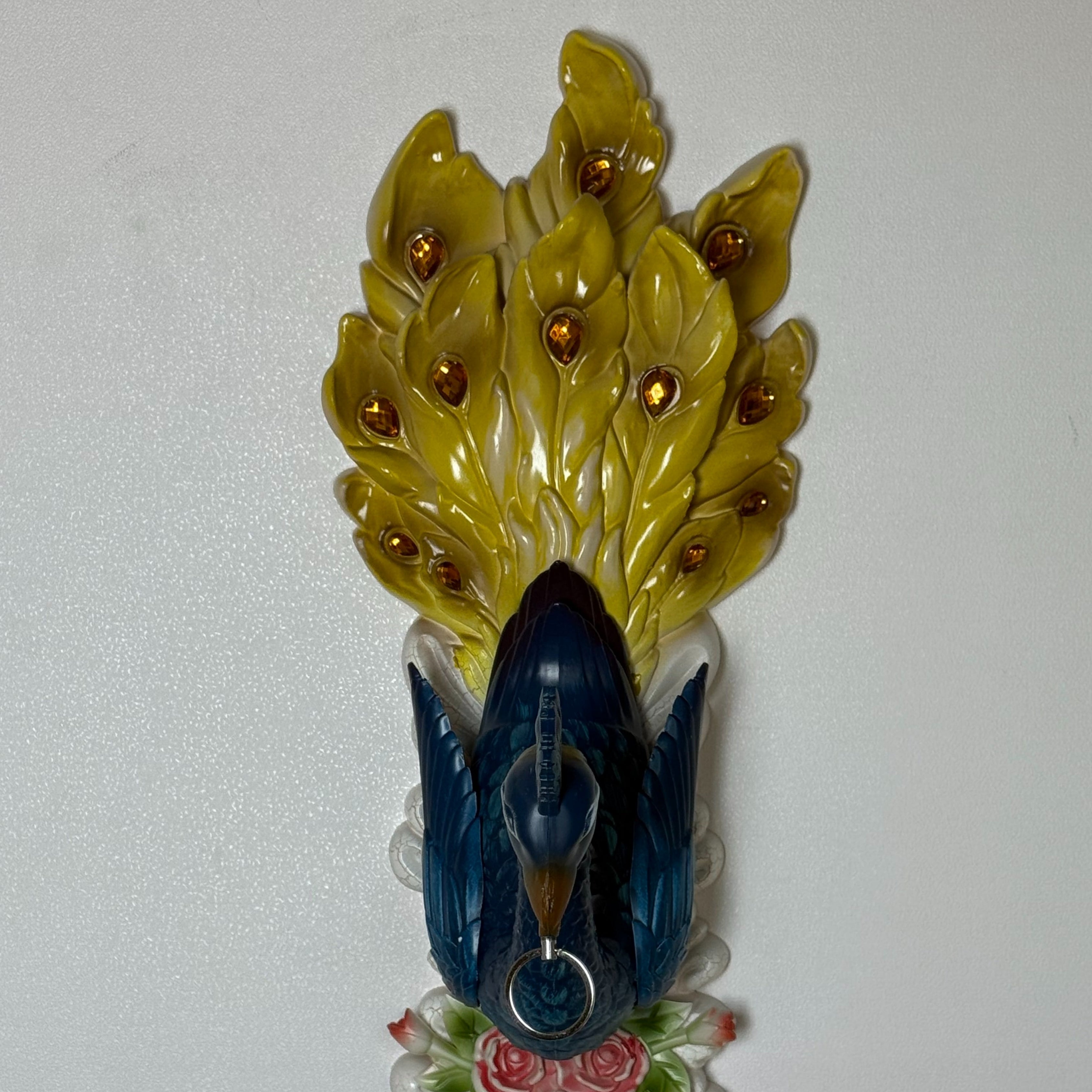 Heritage Peacock Wall Clock