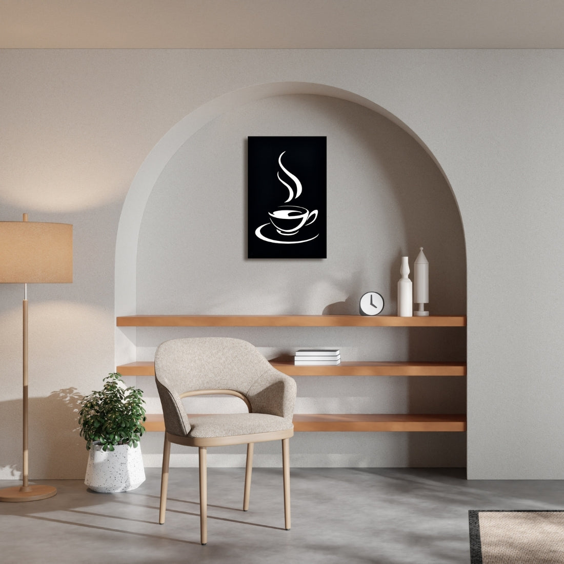 3D Coffee Acrylic Art