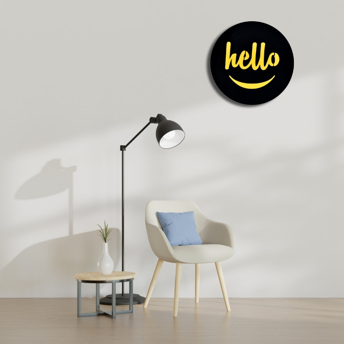 3D Acrylic Wood Round Art