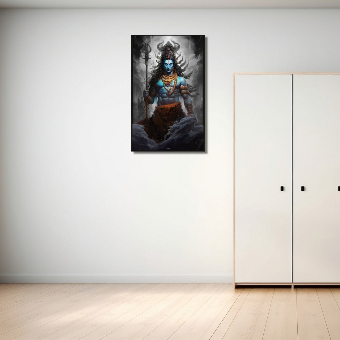 Shiva with Trident Art