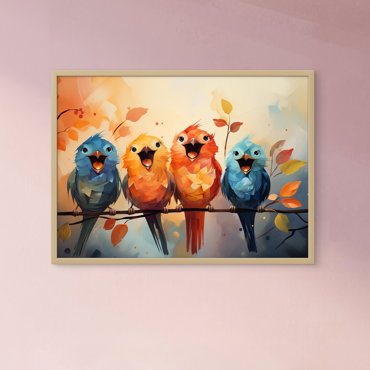 Singing Birds Art - Frugal Carts