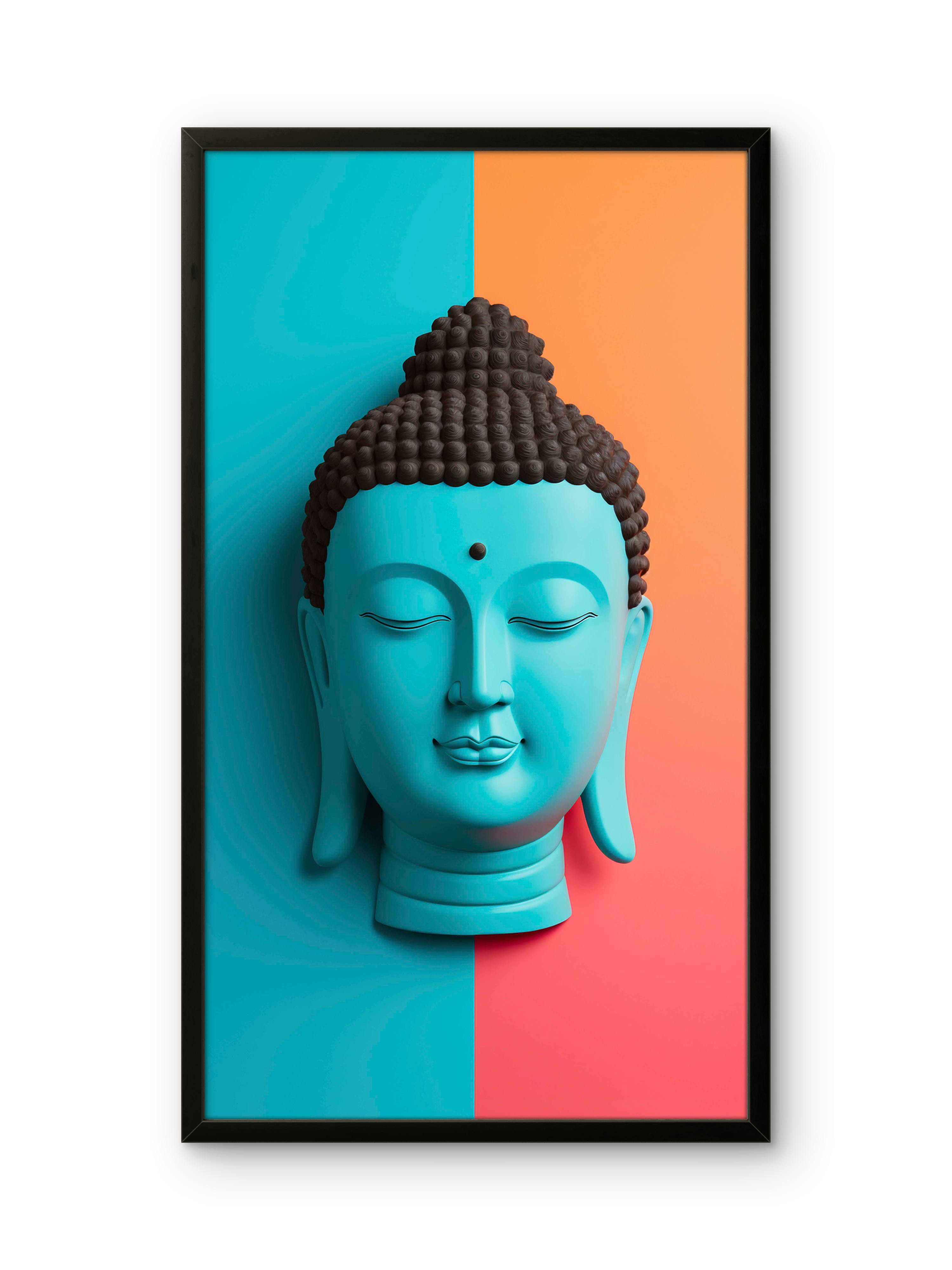 Gautam Buddha Real Feel Peace art on Canvas