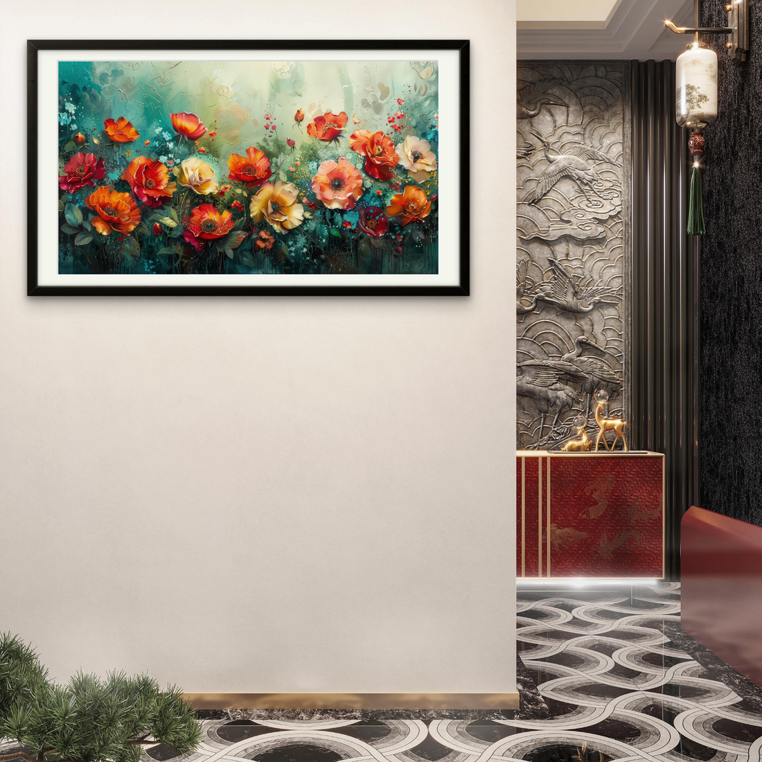 Shining Flowers Landscape