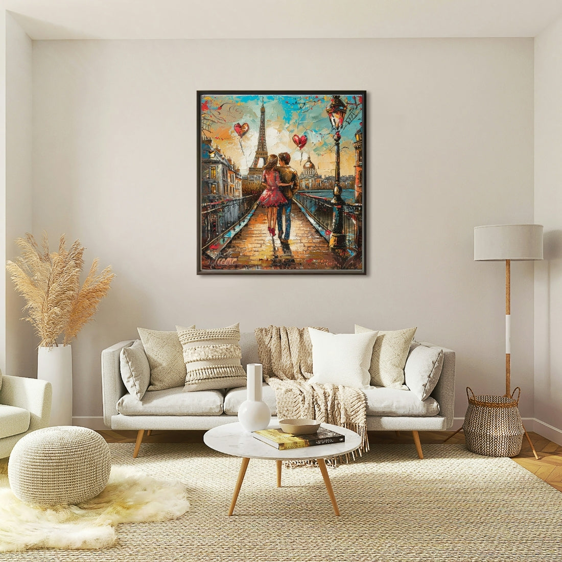 Love in Paris Art Square