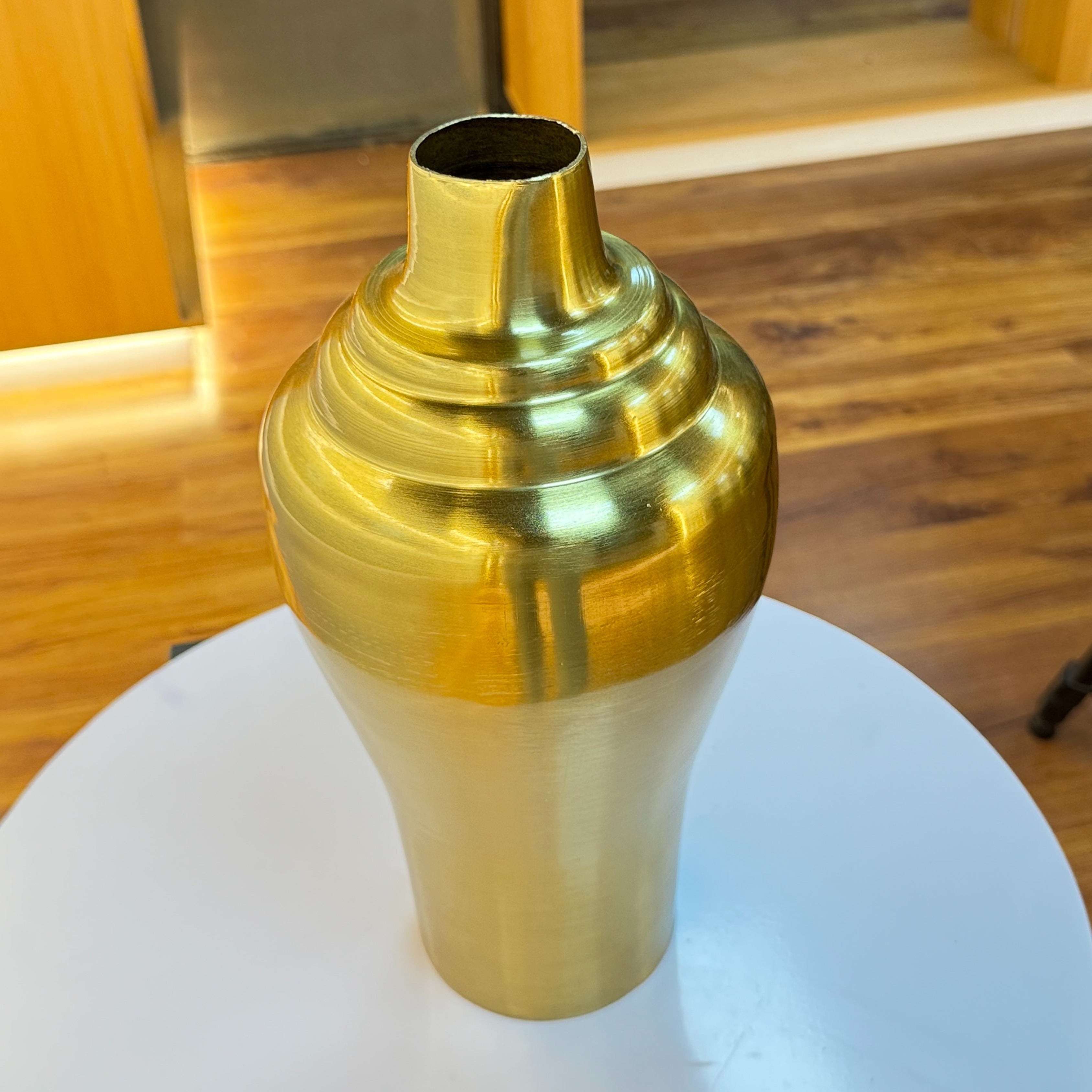 Metal Brass Golden Vase