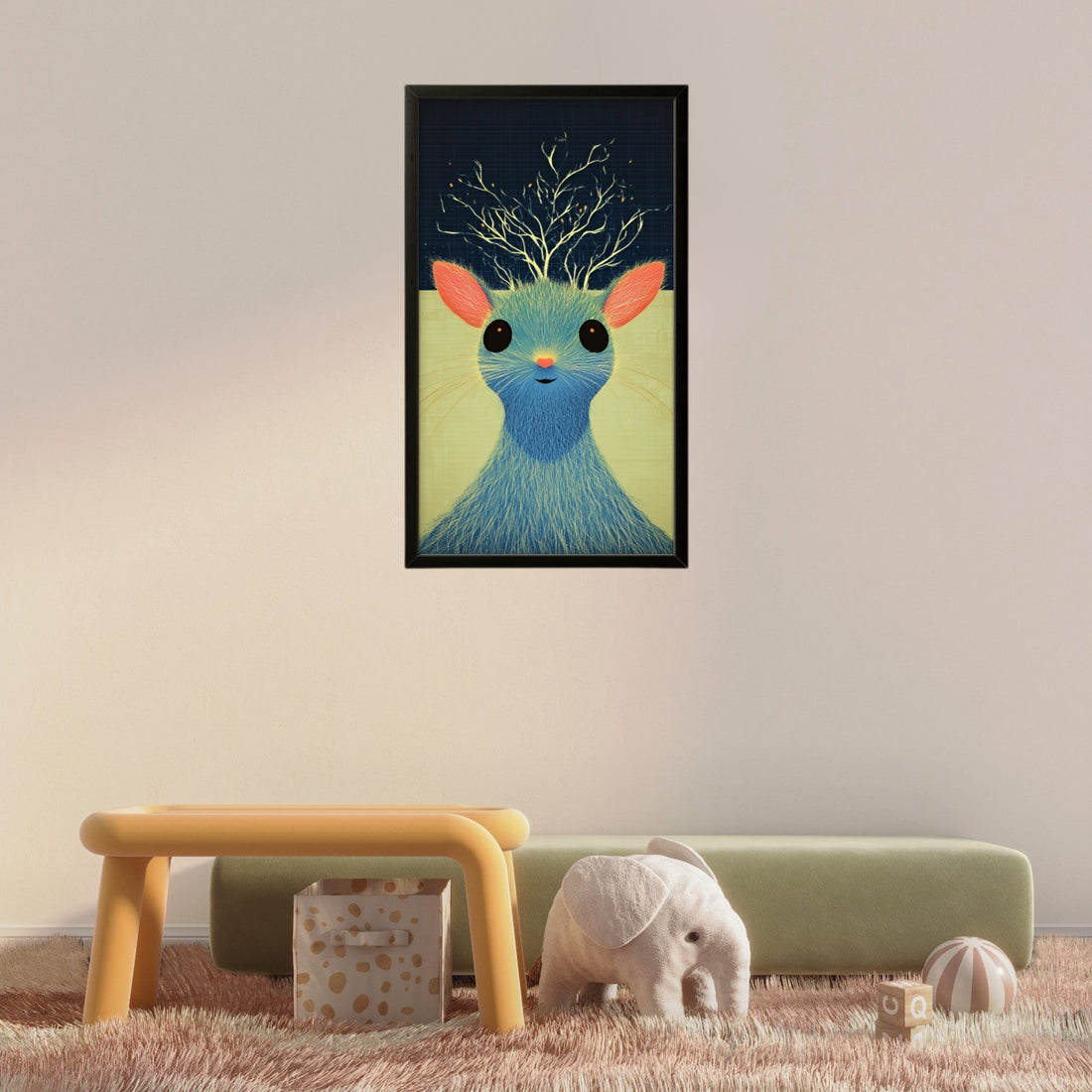 Funky Rat Pop Art Canvas