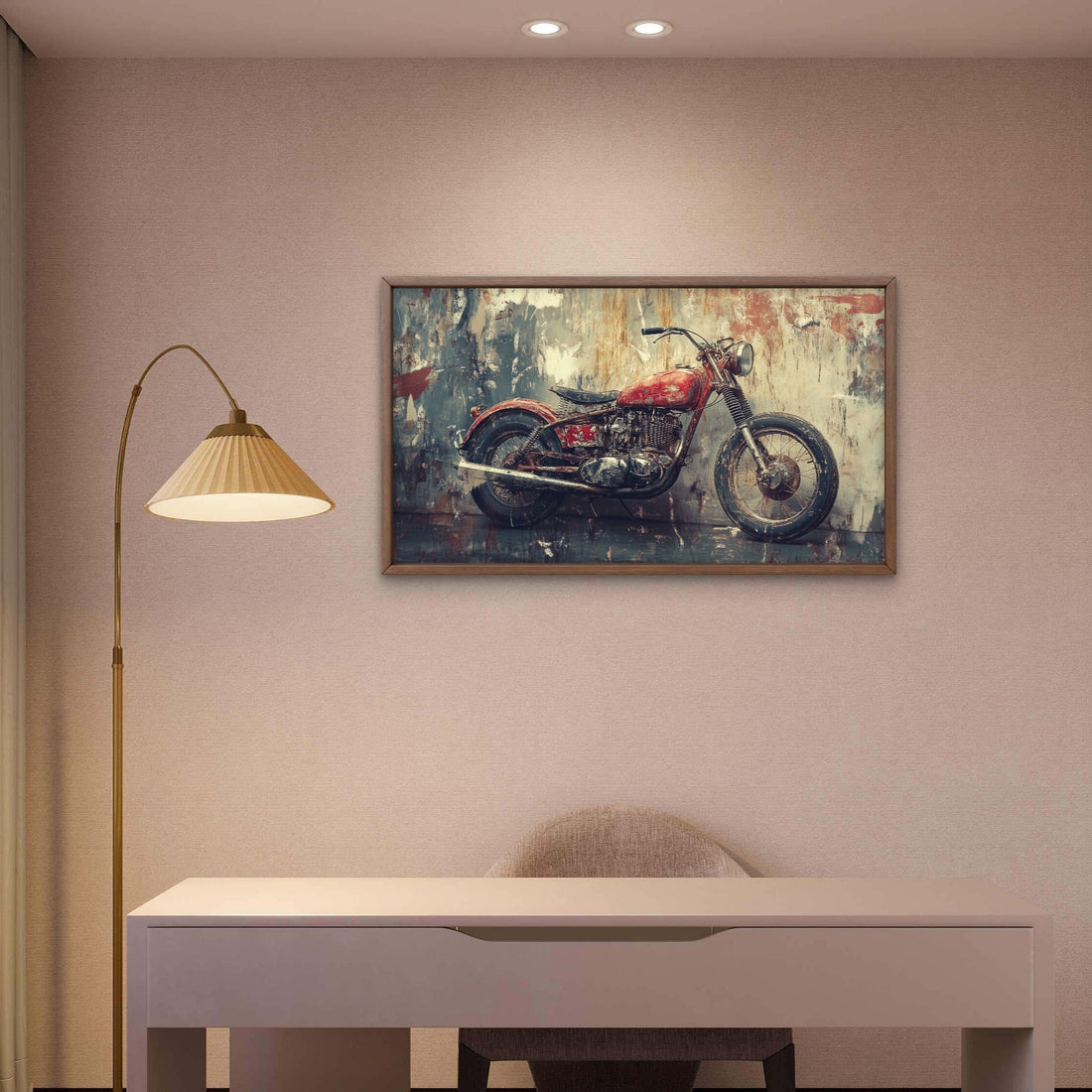 Old vintage Motorcycle - Frugal Carts