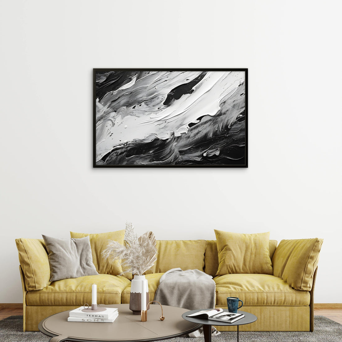 Abstract Dark Painting