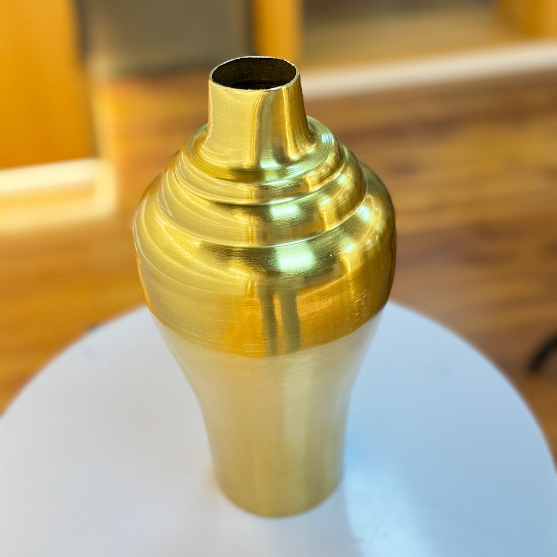 Metal Brass Golden Vase