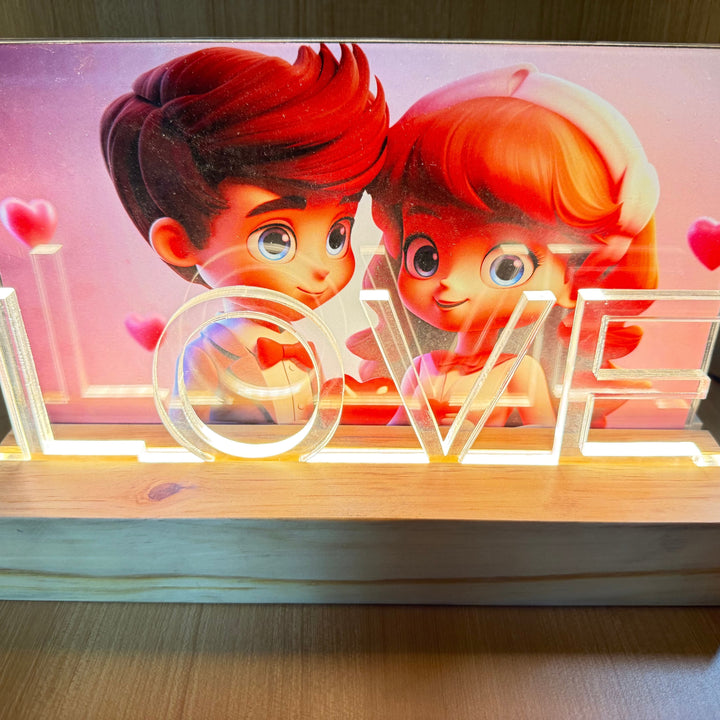 Warm Light love Memory Frame