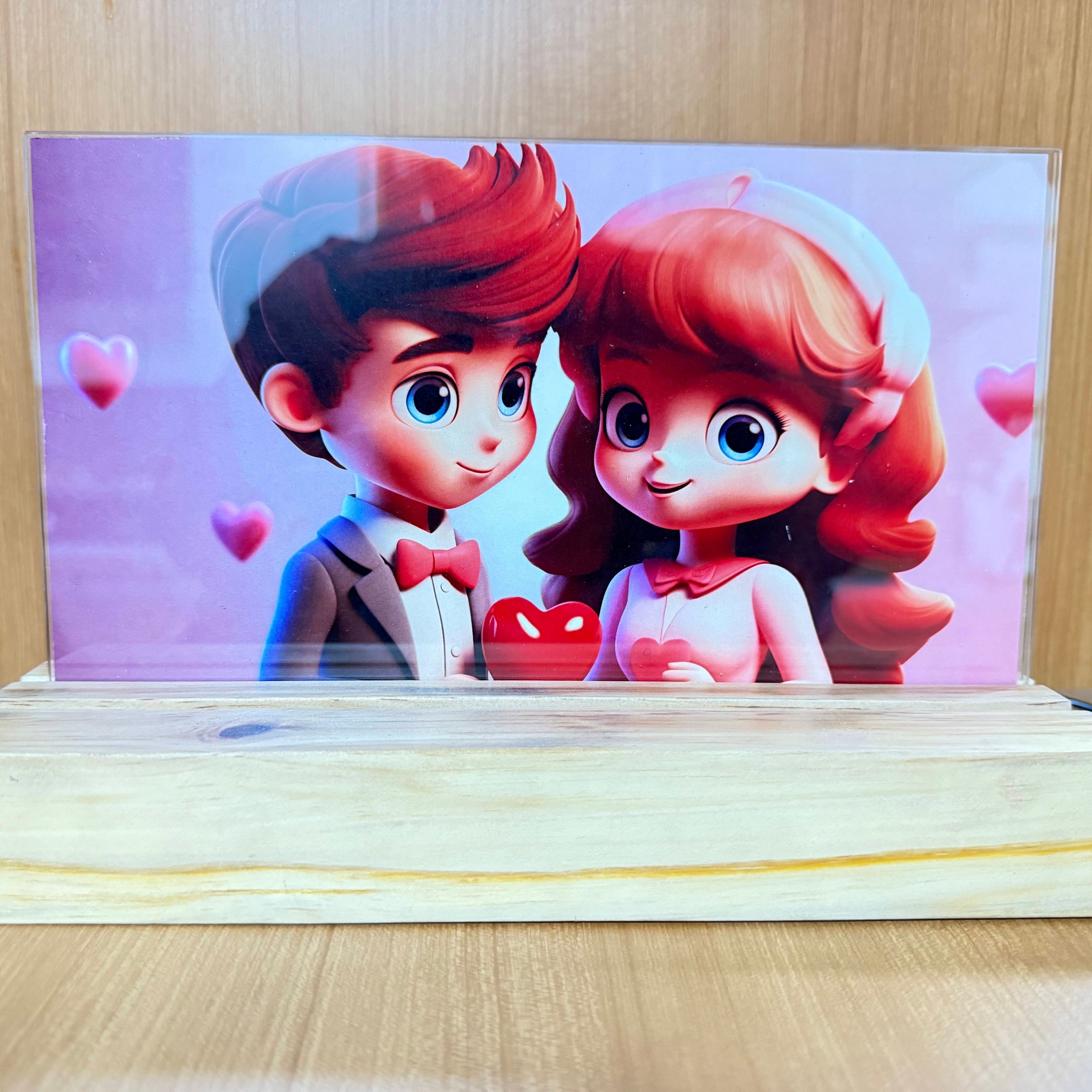 Warm Light love Memory Frame