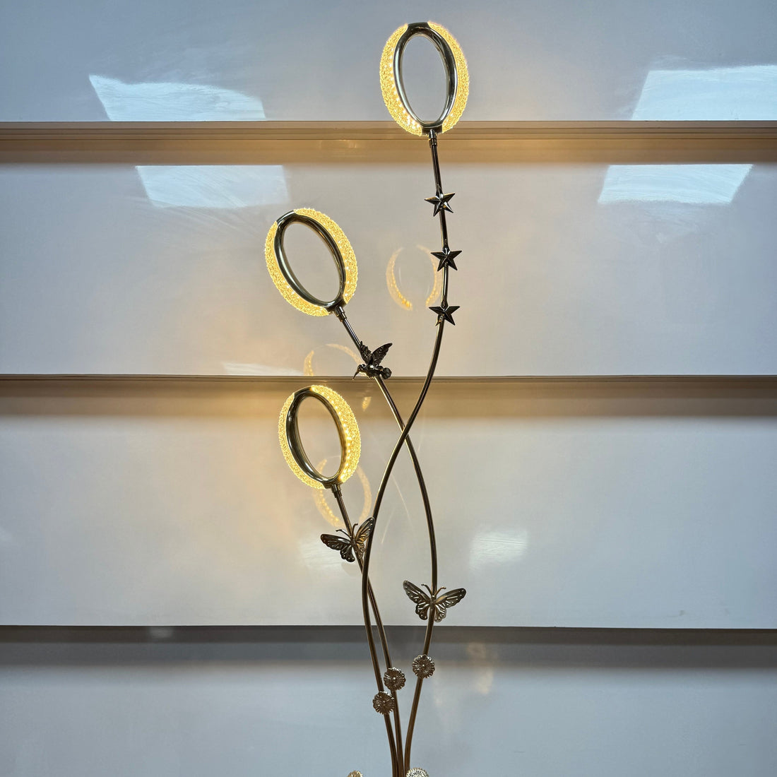 Royal Golden Halo Floor Lamp