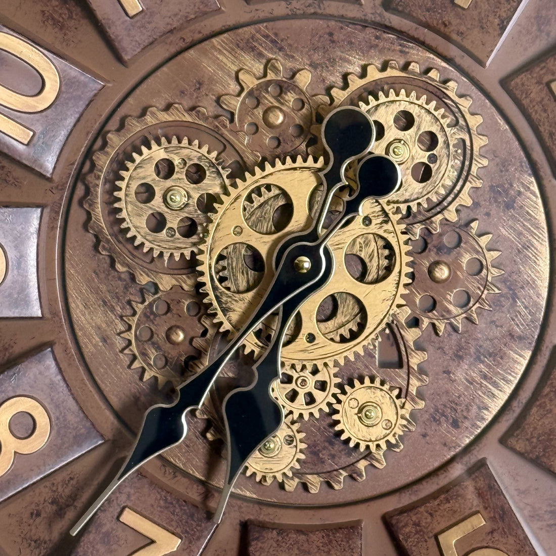Vintage Gear Numerical Clock