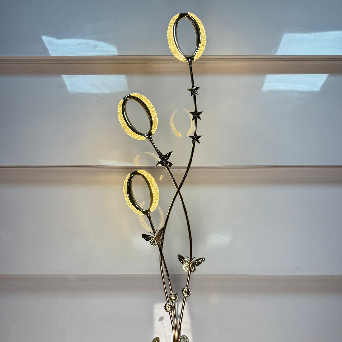 Royal Golden Halo Floor Lamp